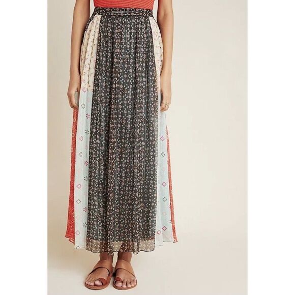 Anthropologie VERB Margot Pleated Maxi Skirt - Picture 4 of 10